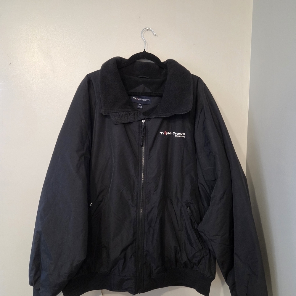 Port Authority Mens Plus Size Black Outdoor Winter Coat Jacket. Size 3XL